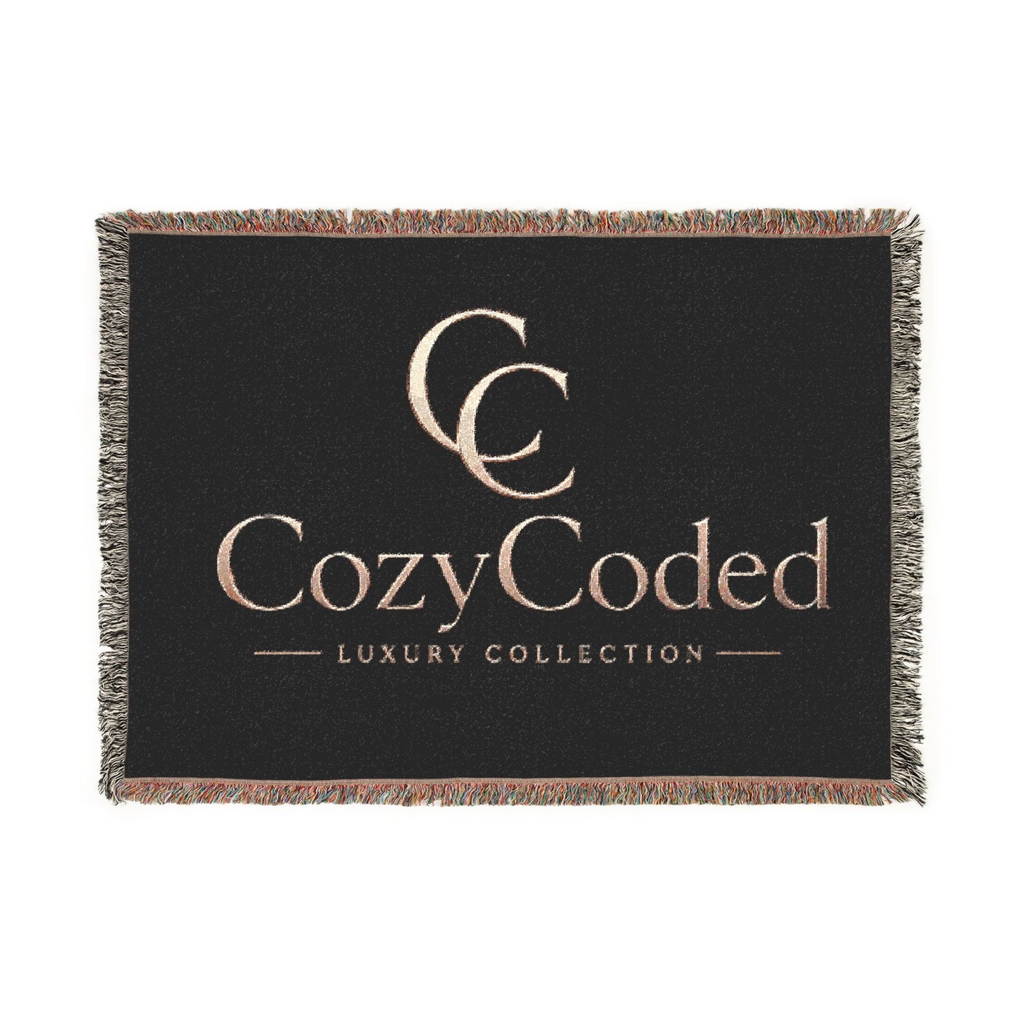 CozyCoded Merch Woven Blanket