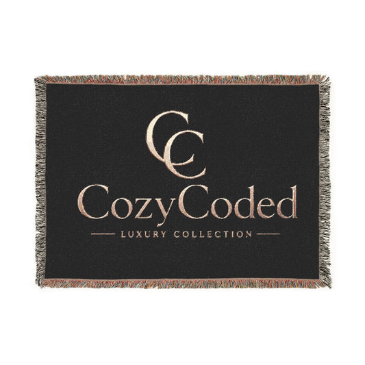 CozyCoded Merch Woven Blanket