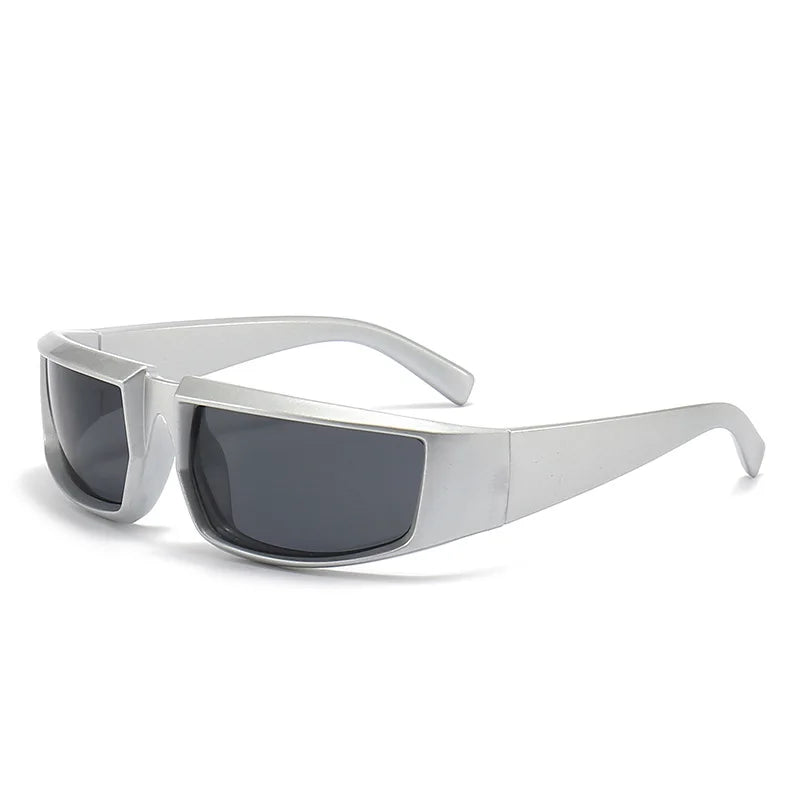 Future Science Technology Sense Sunglasses Men Women Concave Shape Sun Glasses Cool Punk Style Pair Summer Sports T206