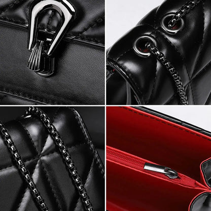 Lingge bag, chain bag, single shoulder bag, diagonal cross style crossbody bag for women